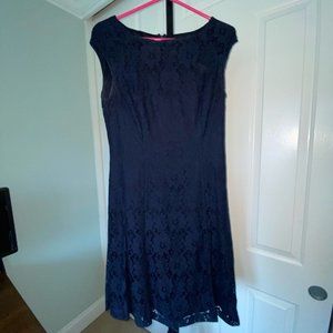 American Living Navy Blue Lace Dress Size 6